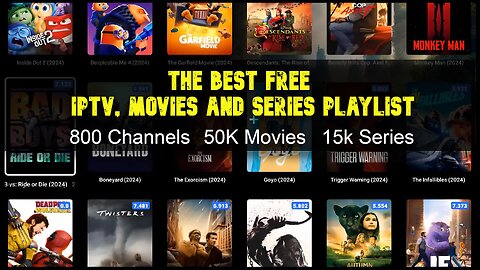 2024's Best Free IPTV Playlists: How to Stream Live TV, Movies and Series for Free