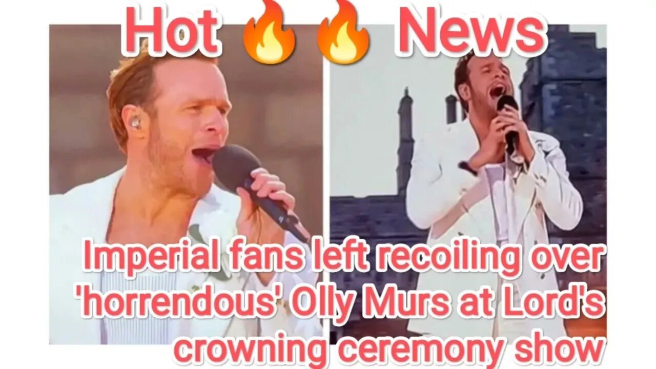 Imperial fans left recoiling over 'horrendous' Olly Murs at Lord's crowning ceremony show