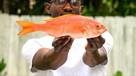 *Deep Water* Snappers (Butterflied Vermillion Snapper) *Catch and Cook*