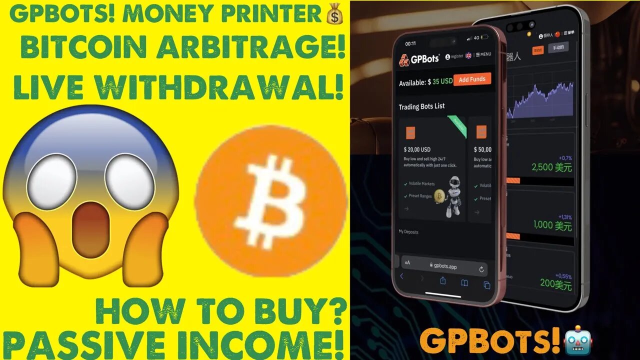 GPBots | New Platform | Bitcoin Arbritrage! Make up to 1% Daily! #gpbots #ai #defi #bitcoin #crypto