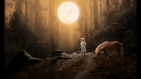 Kids & Horse I Photoshop Manipulation