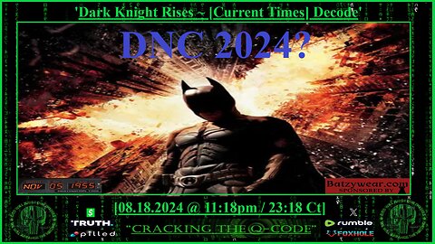 "Dark Knight Rises [Current Events] Decode ~ Chicago?"
