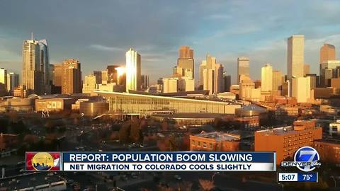 Population explosion cooling slightly in Colorado, according to new report
