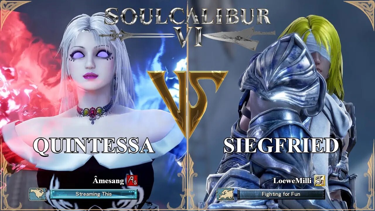 SoulCalibur VI — Amesang (Quintessa) VS LoeweMilli (Siegfried) | Xbox Series X Ranked