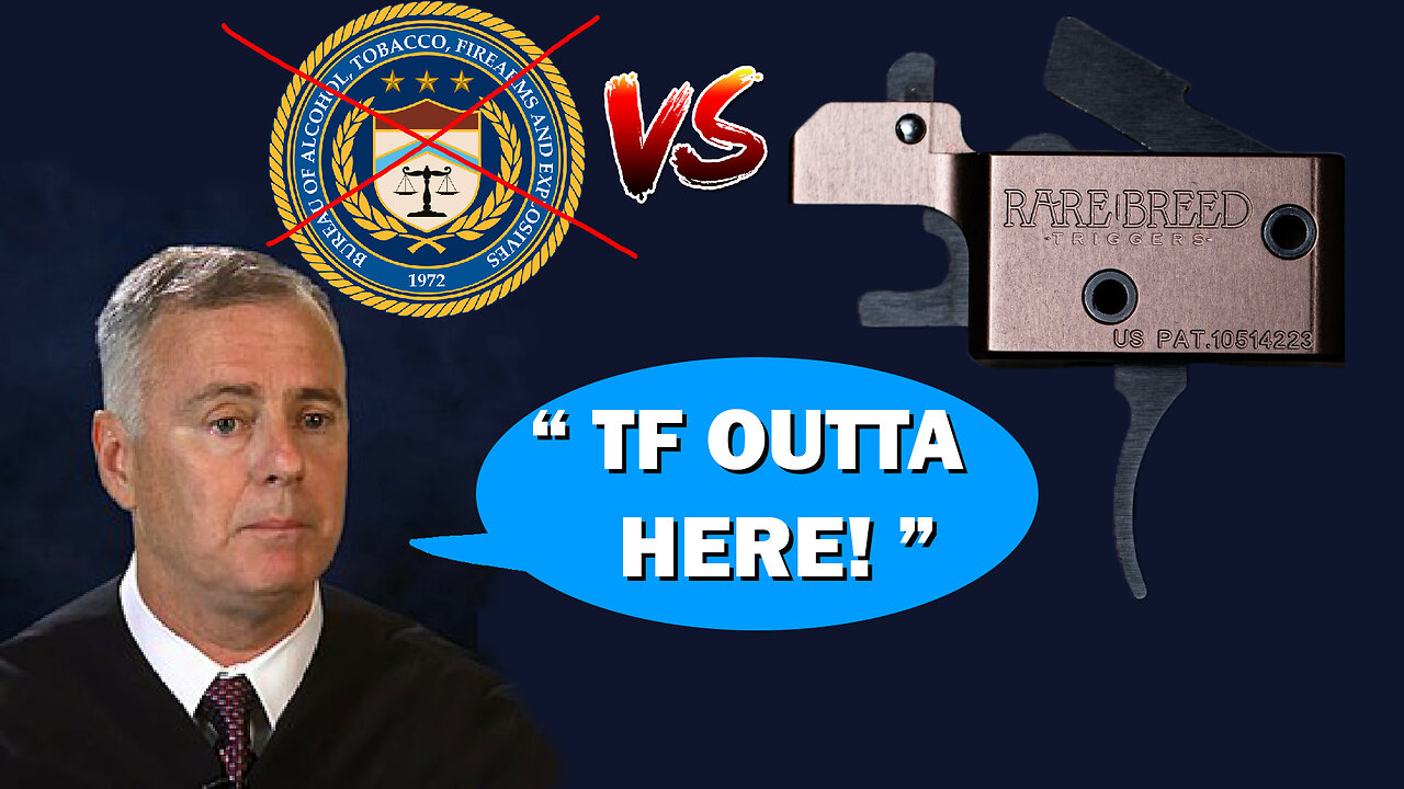 Rarebreed Triggers Humiliates ATF: Forced Reset Trigger Rule VACATED