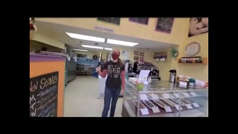 She pulled a baseball bat on unmasked citizens!!!