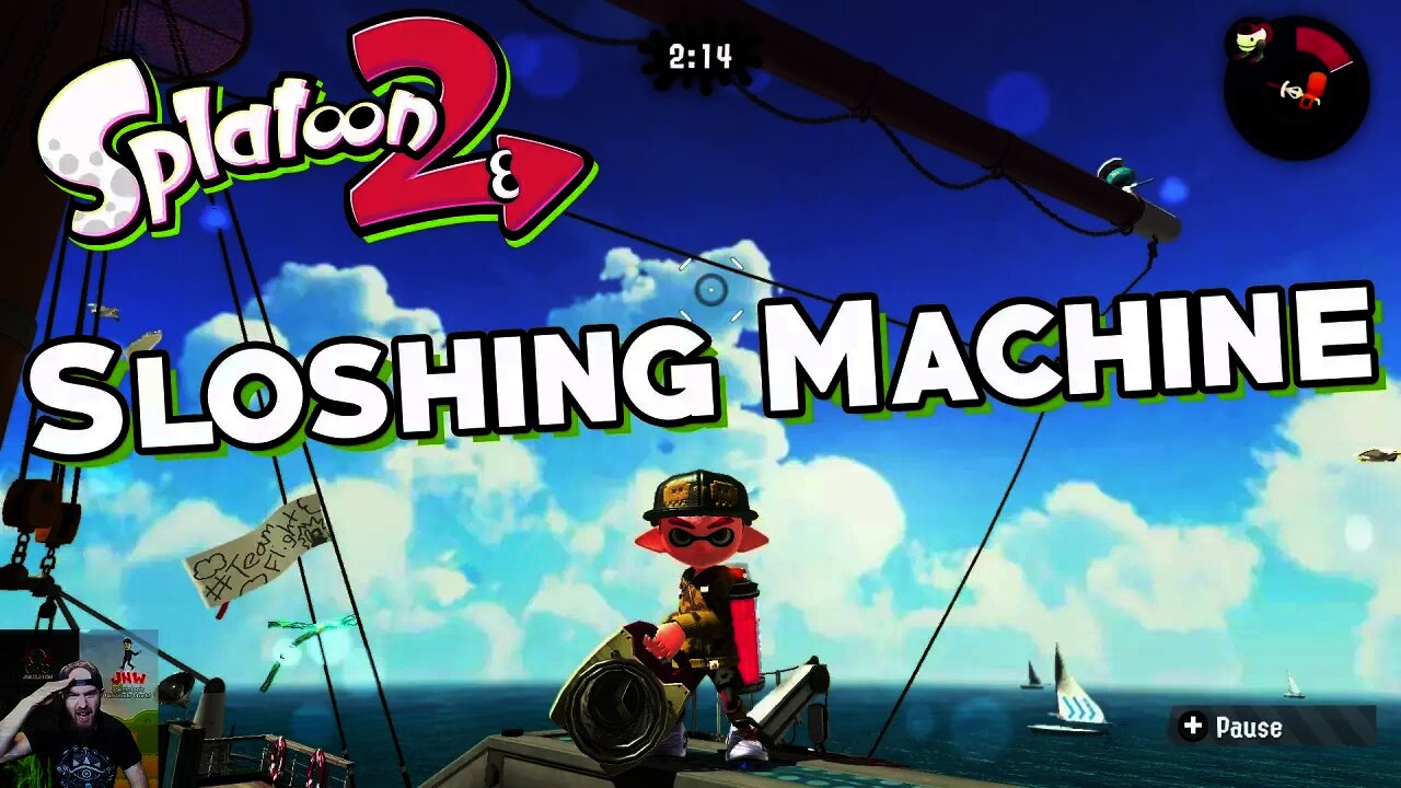 Splatoon 2 - Sloshing Machine & Manta Maria New Map Gameplay! (+ New Splatfest Team Choice)!