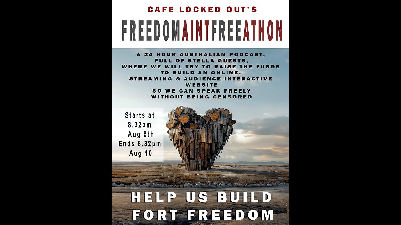 EPIC 24hr Podcast Freedom Ain't Free Cafe Locked Out