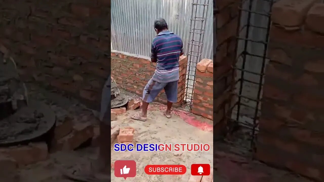 Brick work in progress #viral #shorts #buildingconstruction