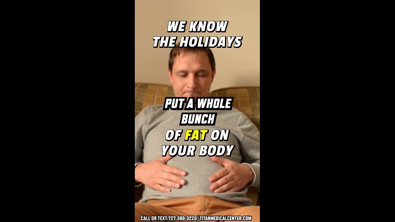 We know what happens on the holidays with weight gain!