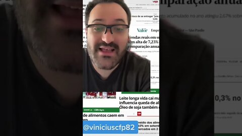 DESPIORA! PIB revisado para cima, inflação, picanha, alcatra e leite em queda P2