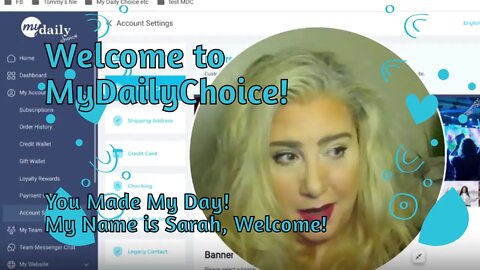 Welcome to my profile card for MyDailyChoice!
