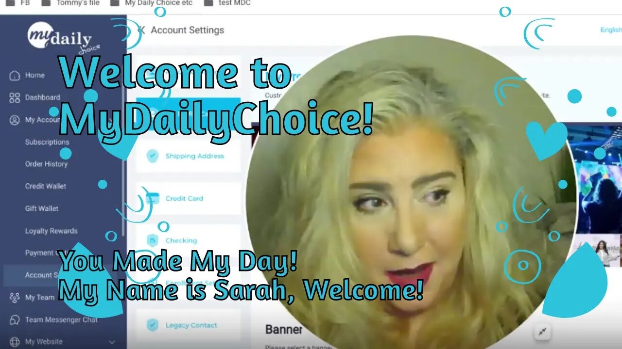 Welcome to my profile card for MyDailyChoice!