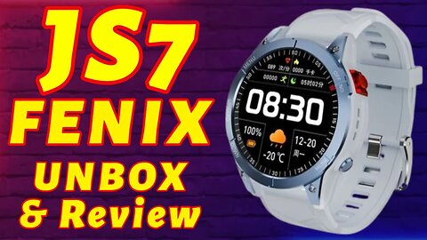 JS7 Fenix SmartWatch New 2023 Unbox Review with Hd Touch Screen Fitness Tracker Nfc Payment