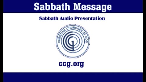 Sabbath Message (Audio) Pt. B for 28/06/47/120 - 31/08/2024
