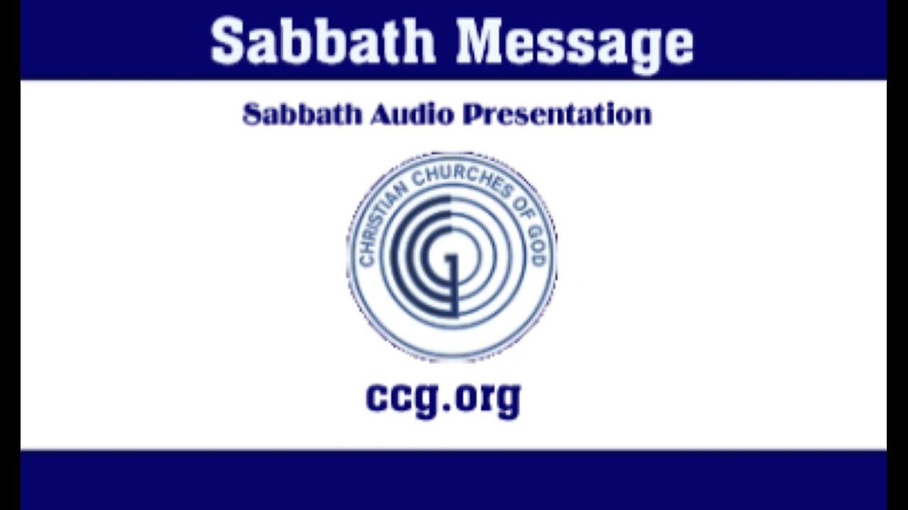 Sabbath Message (Audio) Pt. B for 28/06/47/120 - 31/08/2024