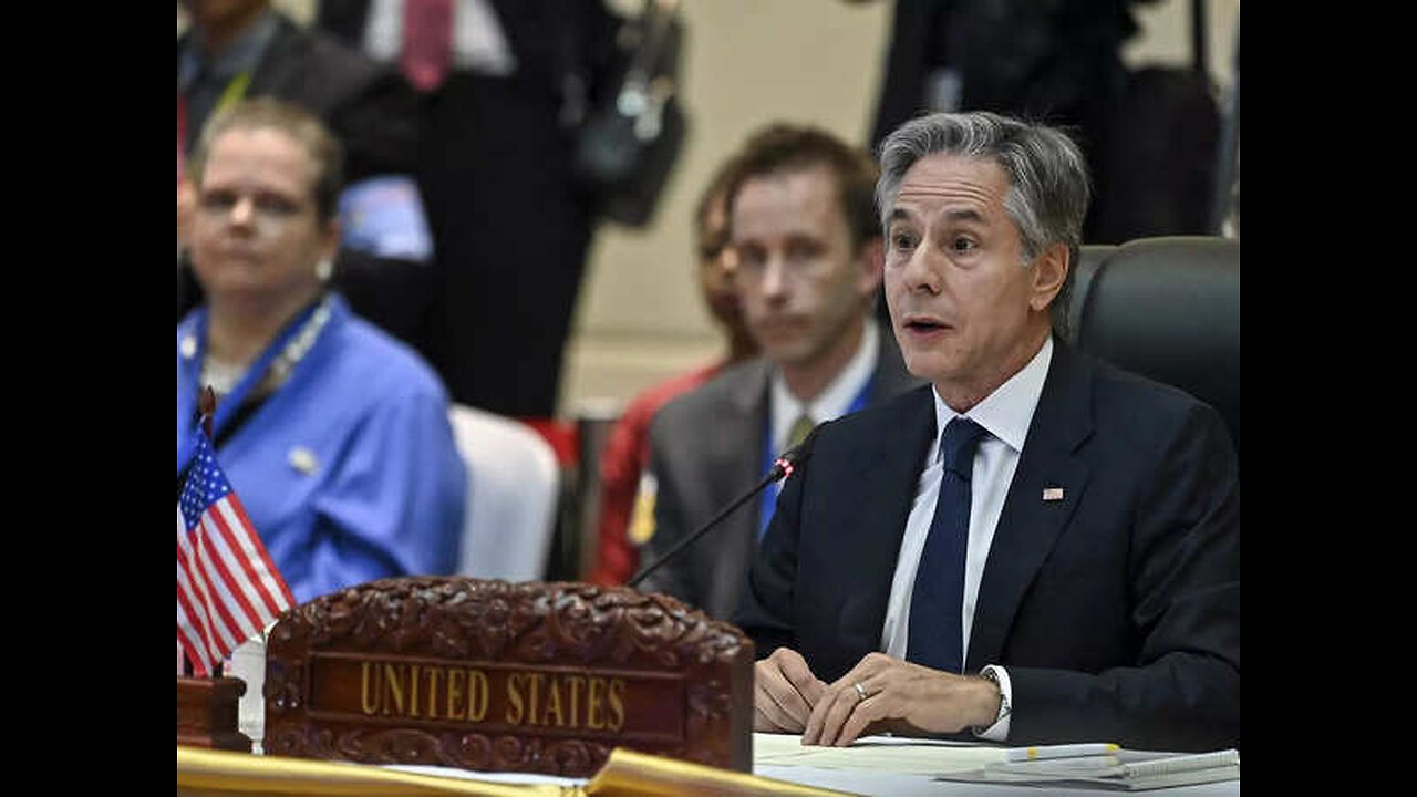 US Secretsry of State Antony Blinken Criticizes China's Actions in South China Sea at ASEAN Summit