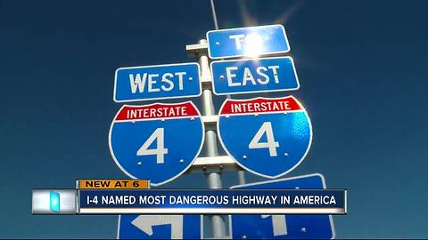 I-4 named the most dangerous highway in America