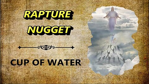Rapture Nugget — Cup of Water