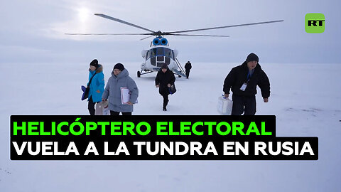 Habitantes de la tundra votan de forma anticipada en las elecciones presidenciales rusas