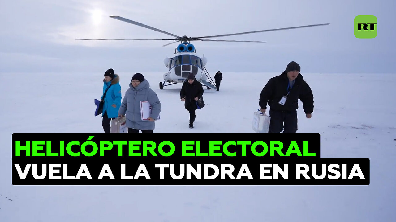 Habitantes de la tundra votan de forma anticipada en las elecciones presidenciales rusas