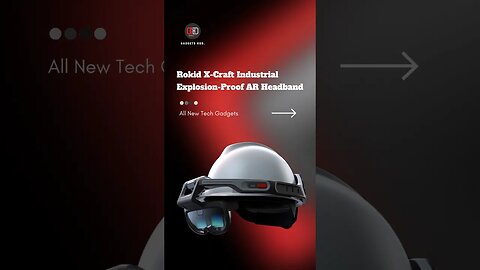 Rokid X-Craft Industrial Explosion-Proof AR Headband #gadgets #coolgadgets #accessories #technology