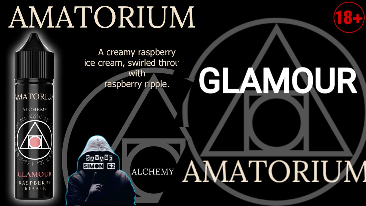 AMATORIUM GLAMOUR "RASPBERRY RIPPLE" 🔞 #amatoriumliquids #thealchemyrange #ukeliquid