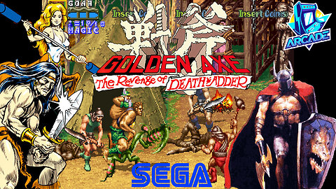 Golden Axe: The Revenge of Death Adder - (ARCADE - FULL GAME) - Longplay / Playthrough