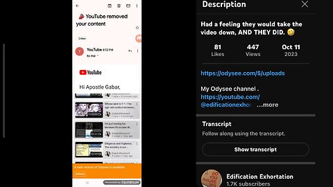 Subscribe to Apostle Gabar YouTube Backup Channel DS below 👇