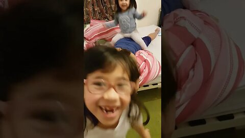 Hilarious video- the girls are massaging mommy and do horsey with her