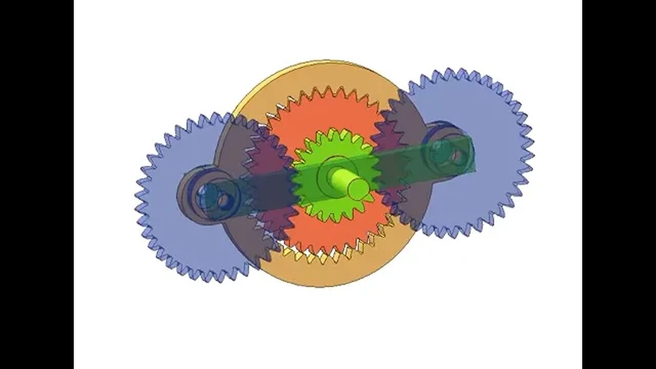 3346 Parallelogram mechanism with gears 2