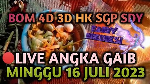 🔴 LIVE ANGKA GAIB MINGGU 16 JULI 2023 ANGKA TUNGGAL HK SDY SGP