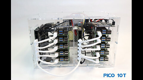 PicoCluster Raspberry PI 5 10T cluster