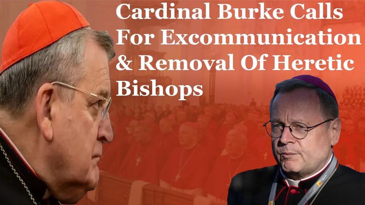 Cardinal Burke Calls For Excommunication & Removal Of Heretic Bishops