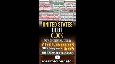 The U.S. Debt Clock #shorts