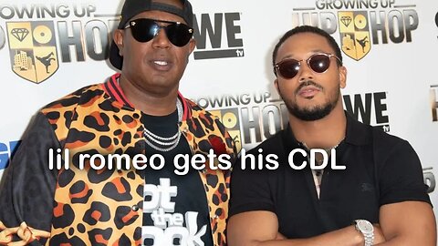 lil romeo needs to leave social media & get his CDL for more money instead of harassing master P