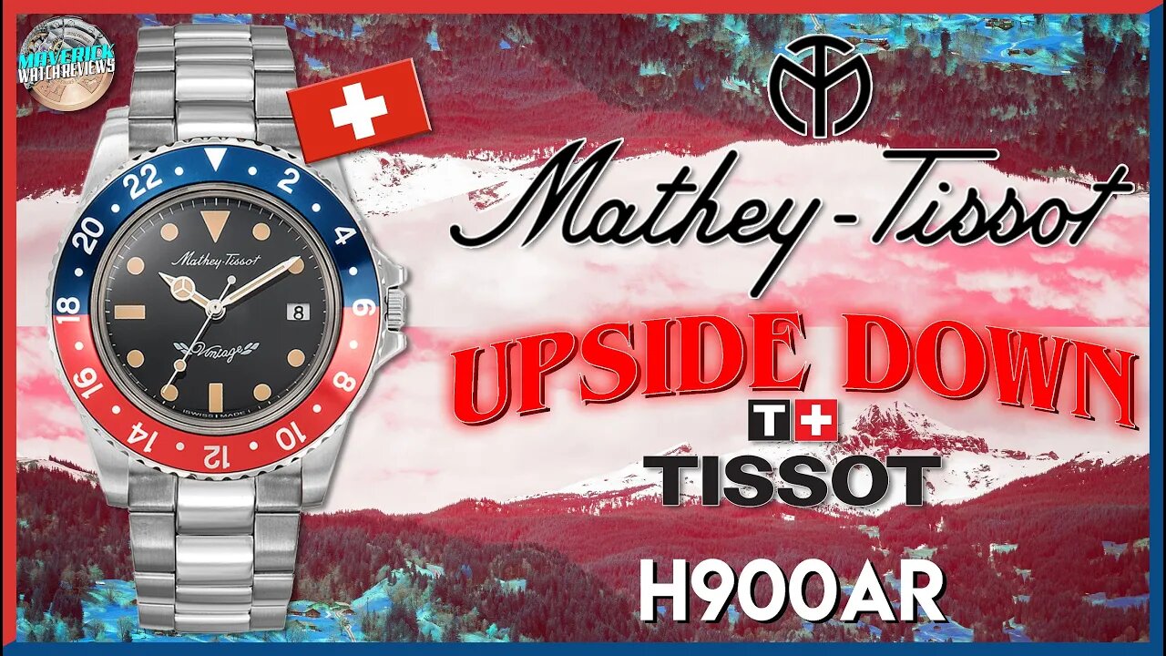 The Swiss Stranger Things Watch | Mathey-Tissot Vintage 50m Quartz Pepsi H900AR Unbox & Review