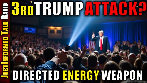 Was Trump Attacked For A 3rd Time With UV Light Directed Energy Weapon?