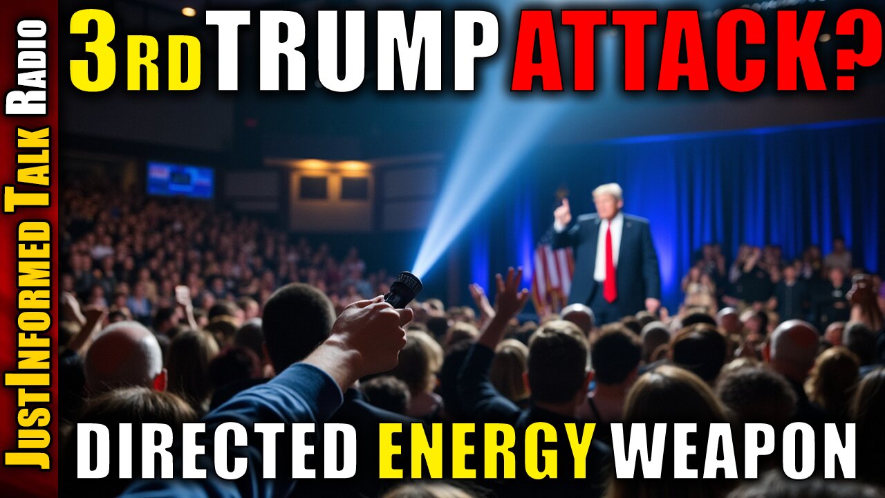Was Trump Attacked For A 3rd Time With UV Light Directed Energy Weapon?