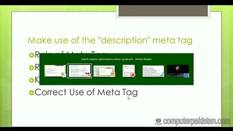 04 Make Use Of The Description Meta Tag Learn SEO 1