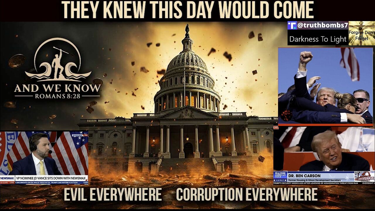 7/18/2024 They knew this day would come. JD Vance, Eyes on RNC, Spiritual Warfare playing out. Pray!
