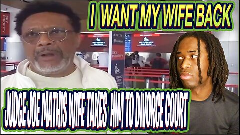 Judge Greg Mathis Gets Taking To Divorce Court By His Own Wife. Then Begs For Her Back?