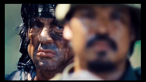 Rambo fight with army, gun action hero