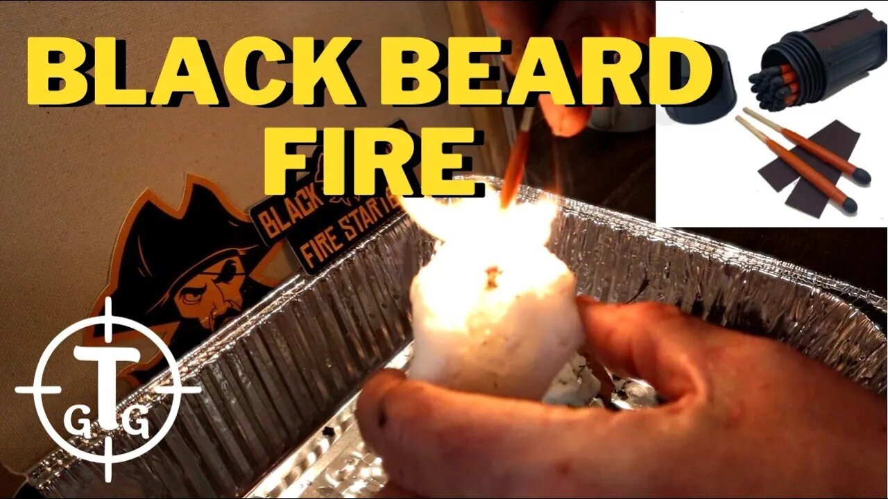 Storm Proof Matches Torture Test.........Black Beard Fire