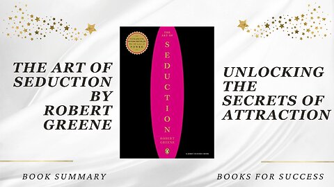 The Art of Seduction by Robert Greene. Book Summary. Audiobook