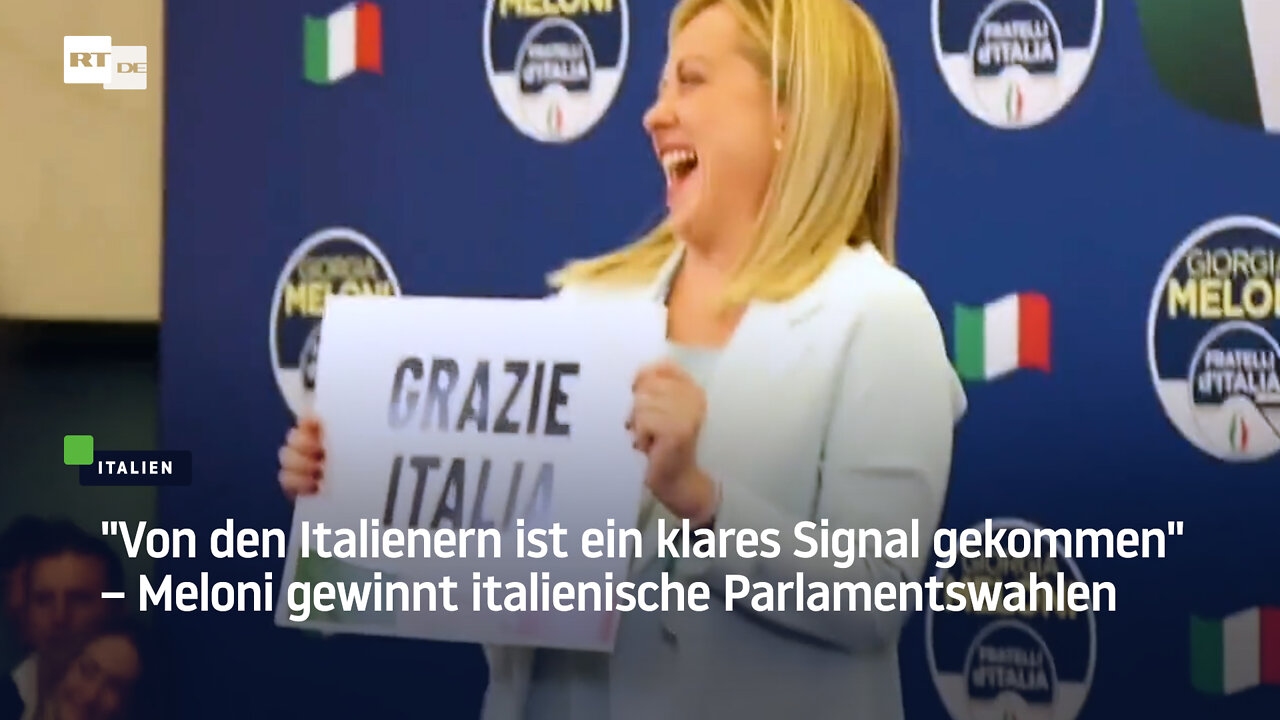 Erste Frau in Geschichte Italiens wird Regierungschefin