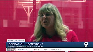 Operation Homefront gives hundreds of kids at Davis-Monthan school supplies