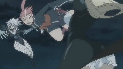 Sekirei - Tsukiumi vs Benitsubasa and Haihane
