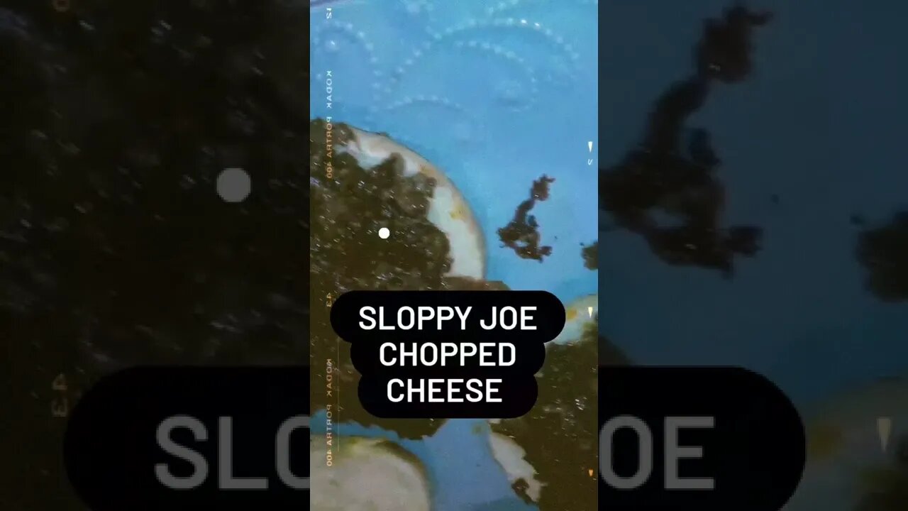 sloppy joe chopped cheese🥩🍔 #shorts
