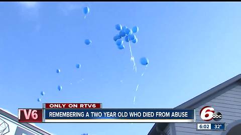 Balloon release held in memory of 2-year-old Indy boy who died after extensive abouse